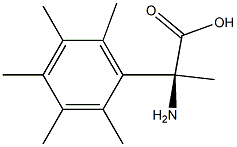 (2S)-2-AMINO-2-(2,3,4,5,6-PENTAMETHYLPHENYL)PROPANOIC ACID Struktur