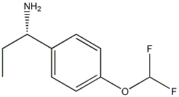 (1S)-1-[4-(DIFLUOROMETHOXY)PHENYL]PROPYLAMINE Struktur