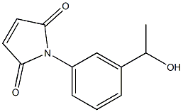 1-[3-(1-HYDROXYETHYL)PHENYL]-1H-PYRROLE-2,5-DIONE Struktur