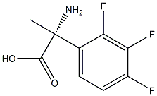 (2R)-2-AMINO-2-(2,3,4-TRIFLUOROPHENYL)PROPANOIC ACID Struktur