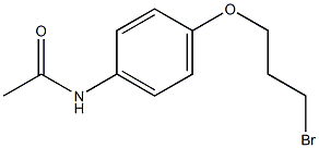 N-[4-(3-BROMO-PROPOXY)-PHENYL]-ACETAMIDE Struktur