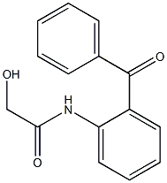 N-(2-BENZOYLPHENYL)-2-HYDROXYACETAMIDE Struktur