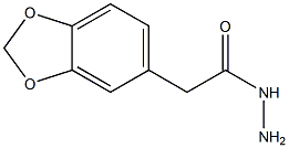 2-(1,3-BENZODIOXOL-5-YL)ACETOHYDRAZIDE Struktur