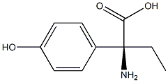 (2S)-2-AMINO-2-(4-HYDROXYPHENYL)BUTANOIC ACID Struktur