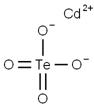 CADMIUM TELLURATE Struktur