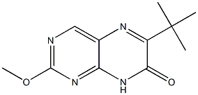 6-TERT-BUTYL-2-METHOXYPTERIDIN-7(8H)-ONE Struktur