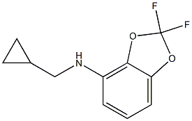 (1R)(2,2-DIFLUOROBENZO[D]1,3-DIOXOLEN-4-YL)CYCLOPROPYLMETHYLAMINE Struktur