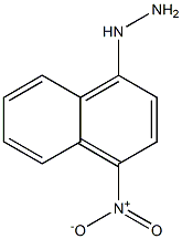 (4-NITRO-NAPHTHALEN-1-YL)-HYDRAZINE Struktur