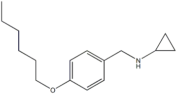 (1R)CYCLOPROPYL(4-HEXYLOXYPHENYL)METHYLAMINE Struktur