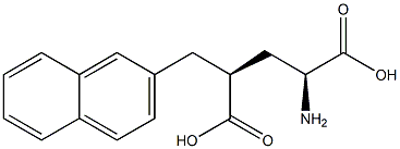 (2S,4S)-2-AMINO-4-NAPHTHALEN-2-YLMETHYL-PENTANEDIOIC ACID Struktur