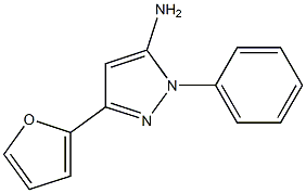 3-(2-FURYL)-1-PHENYL-1H-PYRAZOL-5-AMINE Struktur