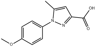 1-(4-METHOXY-PHENYL)-5-METHYL-1H-PYRAZOLE-3-CARBOXYLIC ACID Struktur