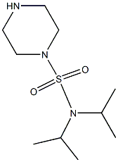 N,N-DIISOPROPYLPIPERAZINE-1-SULFONAMIDE Struktur