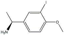 (1S)-1-(3-IODO-4-METHOXYPHENYL)ETHYLAMINE Struktur