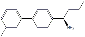 (1R)-1-[4-(3-METHYLPHENYL)PHENYL]BUTYLAMINE Struktur