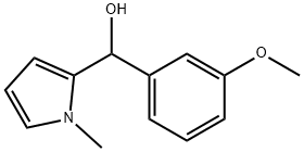 3-METHOXYPHENYL-(1-METHYL-2-PYRROLYL)METHANOL Struktur