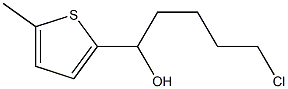 5-CHLORO-1-(5-METHYL-2-THIENYL)-1-PENTANOL Struktur