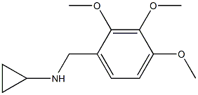 (1R)CYCLOPROPYL(2,3,4-TRIMETHOXYPHENYL)METHYLAMINE Struktur