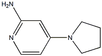 4-PYRROLIDIN-1-YLPYRIDIN-2-AMINE Struktur