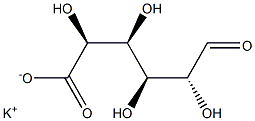 GLUCURONIC ACID POTASSIUM SALT Struktur