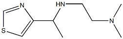 N,N-DIMETHYL-N'-(1-THIAZOL-4-YL-ETHYL)-ETHANE-1,2-DIAMINE Struktur