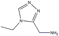 C-(4-ETHYL-4H-[1,2,4]TRIAZOL-3-YL)-METHYLAMINE Struktur