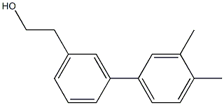 3-(3,4-DIMETHYLPHENYL)PHENETHYL ALCOHOL Struktur