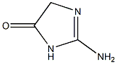 2-AMINO-3,5-DIHYDRO-4H-IMIDAZOL-4-ONE Struktur