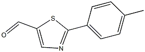 2-P-TOLYL-THIAZOLE-5-CARBALDEHYDE Struktur