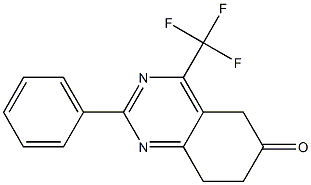 5,6,7,8-TETRAHYDRO-2-PHENYL-6-OXO-4-(TRIFLUOROMETHYL)QUINAZOLINE Struktur