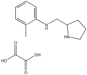 2-METHYL-N-(2-PYRROLIDINYLMETHYL)ANILINE OXALATE Struktur