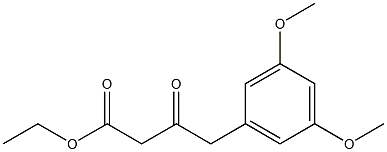 4-(3,5-DIMETHOXY-PHENYL)-3-OXO-BUTYRIC ACID ETHYL ESTER Struktur