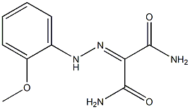 2-[(2-METHOXYPHENYL)HYDRAZONO]MALONAMIDE Struktur