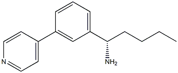 (1S)-1-(3-(4-PYRIDYL)PHENYL)PENTYLAMINE Struktur