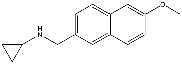 (1R)CYCLOPROPYL(6-METHOXY(2-NAPHTHYL))METHYLAMINE Struktur