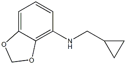 2H-BENZO[D]1,3-DIOXOLEN-4-YL(1R)CYCLOPROPYLMETHYLAMINE Struktur