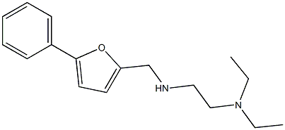 N,N-DIETHYL-N'-[(5-PHENYL-2-FURYL)METHYL]ETHANE-1,2-DIAMINE Struktur