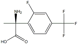 (2S)-2-AMINO-2-[2-FLUORO-4-(TRIFLUOROMETHYL)PHENYL]PROPANOIC ACID Struktur