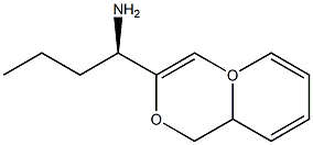 1-(2H,3H-BENZO[3,4-E]1,4-DIOXIN-6-YL)(1R)BUTYLAMINE Struktur