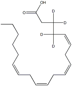 ARACHIDONIC-3,3,4,4-D4 ACID Struktur