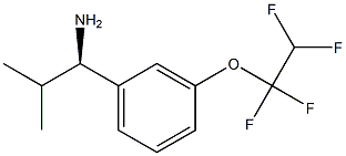 (1R)-2-METHYL-1-[3-(1,1,2,2-TETRAFLUOROETHOXY)PHENYL]PROPYLAMINE Struktur