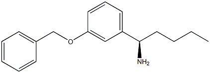 (1R)-1-[3-(PHENYLMETHOXY)PHENYL]PENTYLAMINE Struktur