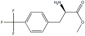 METHYL (2R)-2-AMINO-3-[4-(TRIFLUOROMETHYL)PHENYL]PROPANOATE Struktur