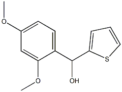 2,4-DIMETHOXYPHENYL-(2-THIENYL)METHANOL Struktur