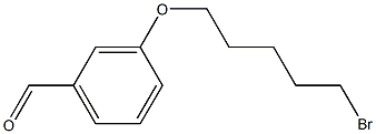 3-(5-BROMO-PENTYLOXY)-BENZALDEHYDE Struktur