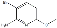 3-BROMO-6-METHOXYPYRIDIN-2-AMINE Struktur