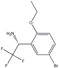 (1R)-1-(5-BROMO-2-ETHOXYPHENYL)-2,2,2-TRIFLUOROETHYLAMINE Struktur