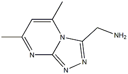 (5,7-DIMETHYL[1,2,4]TRIAZOLO[4,3-A]PYRIMIDIN-3-YL)METHYLAMINE Struktur