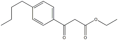 ETHYL (4-N-BUTYLBENZOYL)ACETATE Struktur