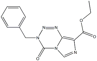 ETHYL 3-BENZYL-4-OXO-3,4-DIHYDROIMIDAZO[5,1-D][1,2,3,5]TETRAZINE-8-CARBOXYLATE Struktur